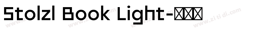 Stolzl Book Light字体转换